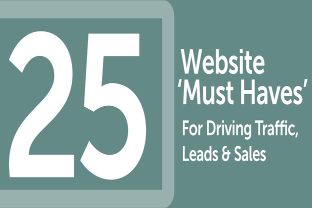 25 Website Must Haves for Driving Traffic, Leads & Sales